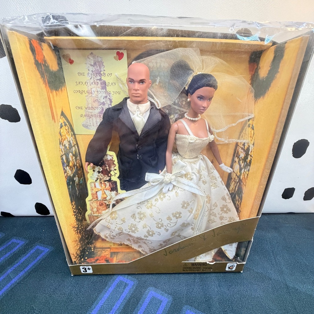 Integrity Toys Jordan Janay Royal Heritage Wedding Doll Set African American NIB